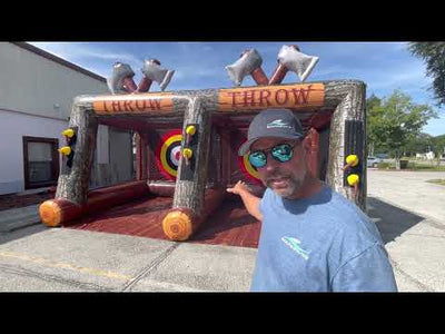 Double Axe Throw Inflatable Game by BounceWave