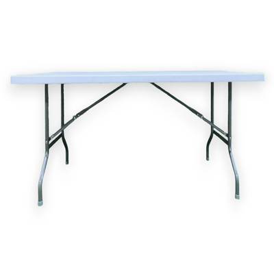 6ft White Plastic Folding Table